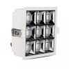 Oprawa V-TAC downlight SAMSUNG CHIP 36W UGR19 CRI90+36st VT-2-36-1 5700K 2880lm 5 lat gwarancji